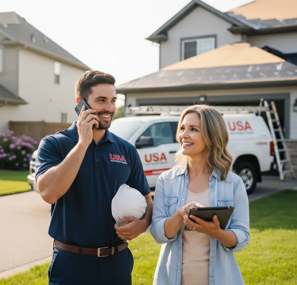 USA Roof Repair Experts customer support in Jefferson